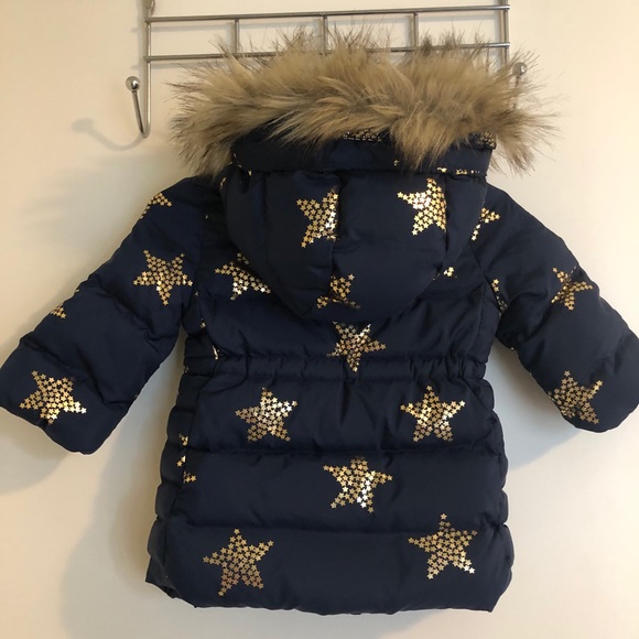 Blue/Gold Toddler Girls Gap Jacket. 12-18 months. - Picture 7 of 9